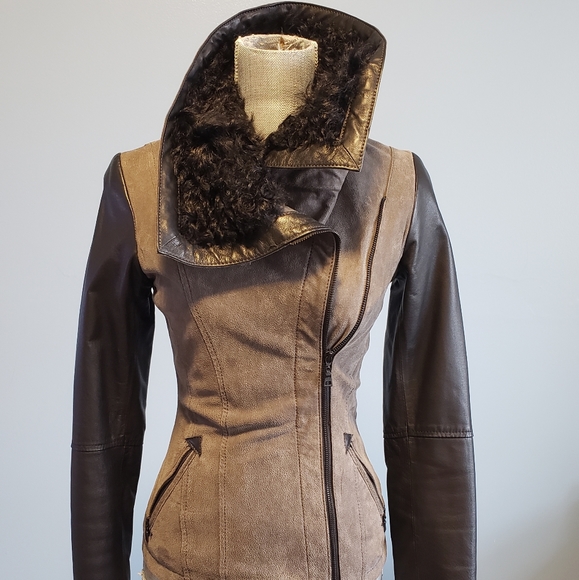 Danier Leather | Suede, Leather, And Fur Jacket - Picture 4 of 15